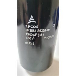 EPCOS Aluminum Electrolytic Capacitor B43584-S6228-M4 500V 2200UF