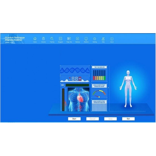 Professional Resonance Magnetic Health with therapy Machine Quantum Body Healthy Analyzer