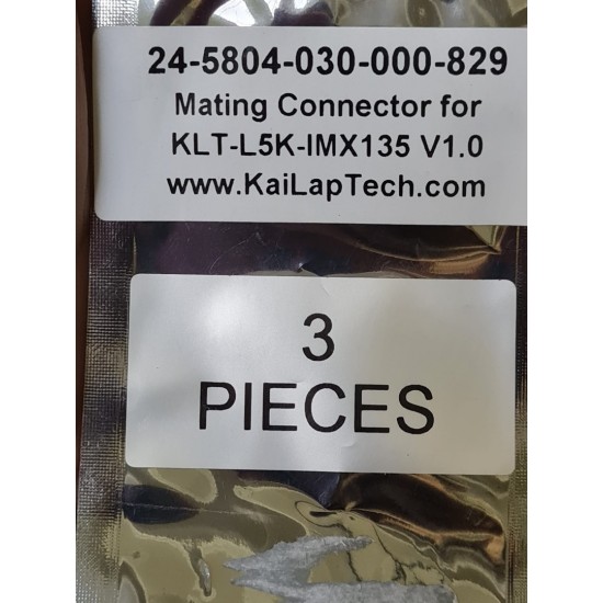  24-5804-030-000-829 Mating Connector for KLT-L5K-IMX135 V1.0