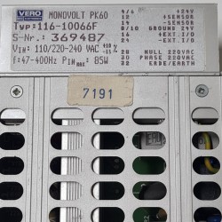 VERO Monovolt  PK60 116-10066F Power Supply