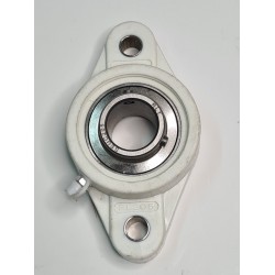 Thermoplastic 2 bolt flange  stainless steel insert SSUC205 FL205 
